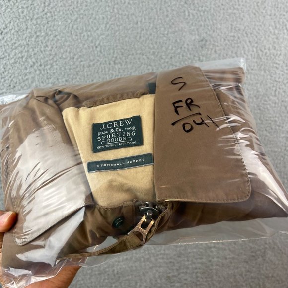 J. Crew Sporting Goods Small Stonehall Jacket Dual Zipper Snap Field Coat Utilit - Picture 10 of 10